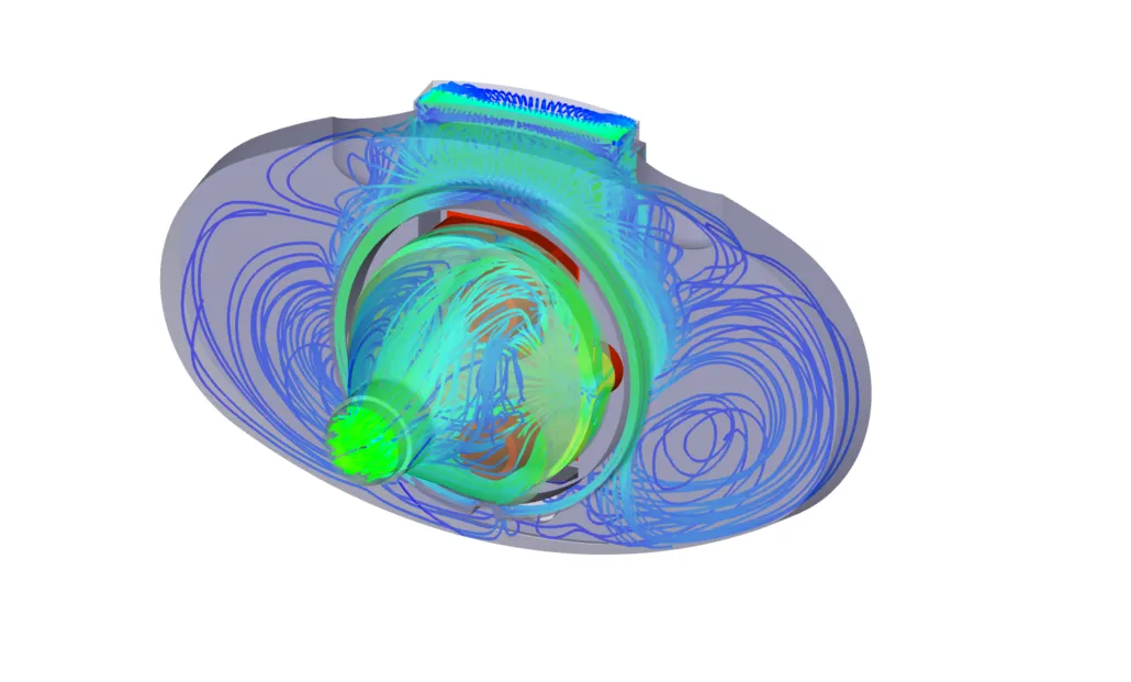 Velocity streamlines