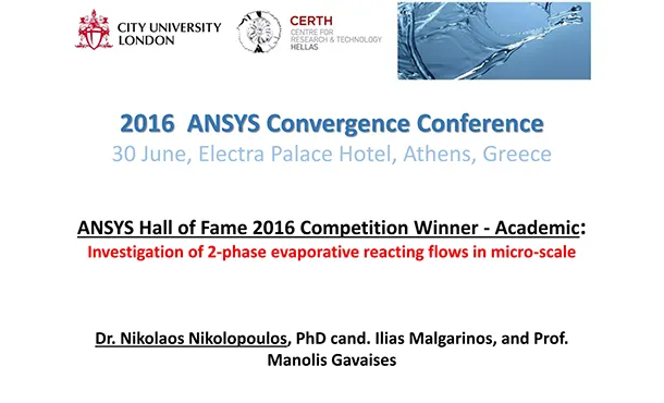Investigation of 2-phase evaporative reacting flows in micro-scale